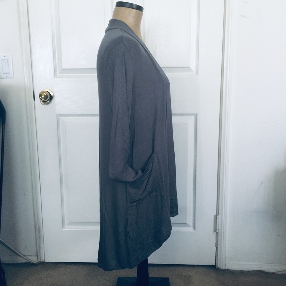 # NORDSTROM “BOBEAU” HI-LOW CARDIGAN Size Medium - Picture 4 of 7